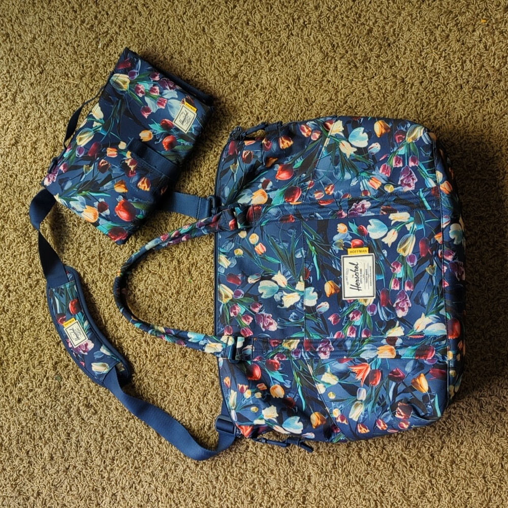 Herschel x Hoffman Strand Sprout Shoulder Bag with Changing Pad